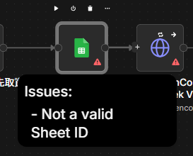 Not a valid Sheet ID